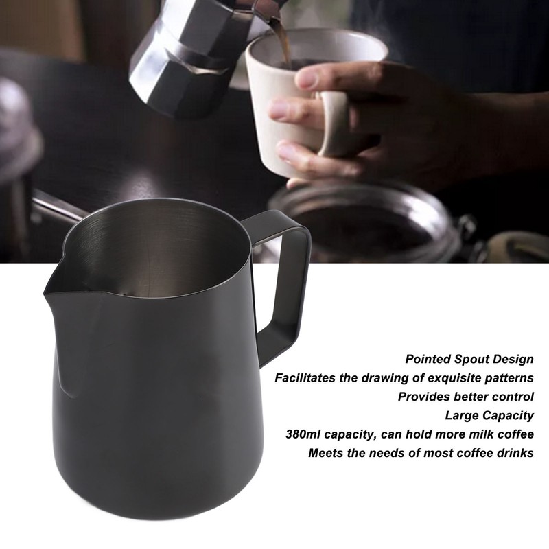 Frothing Cup 304 Stainless Steel Large Capacity Milk Frothing Pitcher