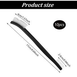 10 Pcs Small Cleaning Brushes Double-Ended Detail Cleaning Brush