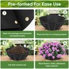HKZ Hanging Planter Basket Liners - 4 Pack 12 Inch