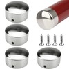 Handrail End Caps End Caps,Ultra-Thin 0.4mm for 45mm Handrail Round