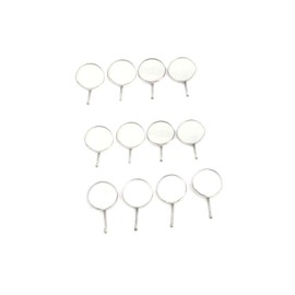 OdontoMed2011® New Premium 12 X Dental Mouth Mirror Heads Cone Socket #5 Plain,ODM