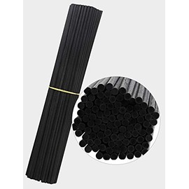 Crazy huayi black reed diffuser stick size ；4mm diameter 10.6inch L(100pcs black reed sticks per bundle)