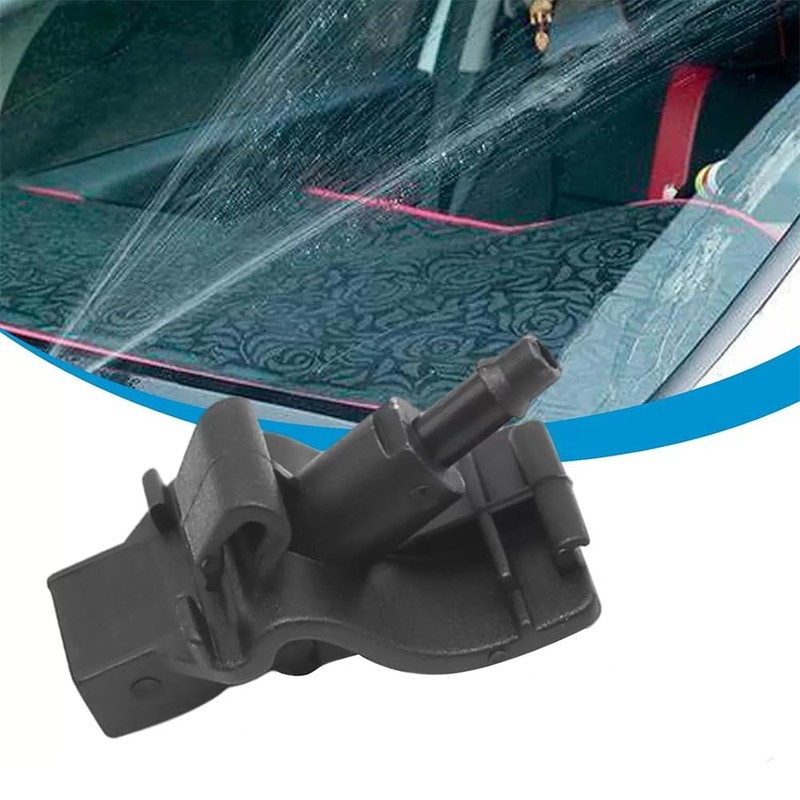 Crozgan 2pcs Front Windshield Washer Jet 1902209 EB3B-17666-AA EB3B17666AA Car