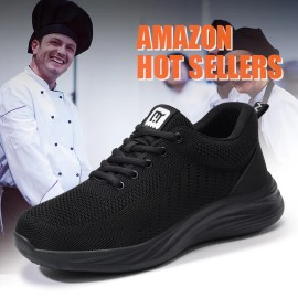 GUYISA Non-slip SRC Safety Shoes Shoes Solid MD Outsole Safety Work ShoesModel Number: C020, Type: Impact Resistant, Gender: UNISEX, Size: 9