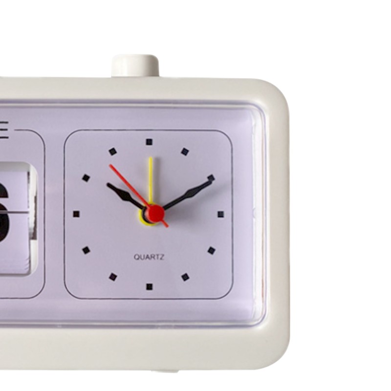 Desk Table Alarm Clock Manual Jump Calendar Desktop Alarm Clock