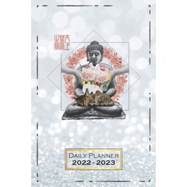 Daily Planner 2022-2023: 6x9 | From July 2022 to June 2023 | One Week on a Double Page | From Sunday to Saturday | Art Buddhism Meditate | qx4