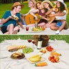 Hahafelt Extra Large Outdoor Picnic Blanket Oversize Beach Woven Cotton