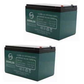 Unbranded 2x 12V 12AH 6-DZM-12 Battery fr Electric Bicycle Scooter ATV Mobility EBIKE Quad