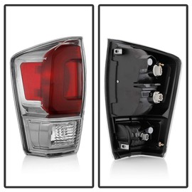 ACANII - For 2016-2020 Toyota Tacoma Limited Smoke Bezel Tail Light Brake Lamp Assembly Replacement Left Driver Side