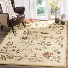 Safavieh Lyndhurst Collection LNH552 Traditional Floral Area Rug, 6'7" x 9'6", Ivory / Multi