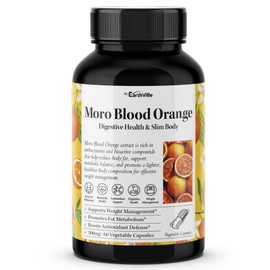 Earthville Moro Orange Blood Orange Extract 500mg 60 Veggie Capsules / 어스빌 모로오렌지 블러드오렌지 추출물 500mg 60베지캡슐