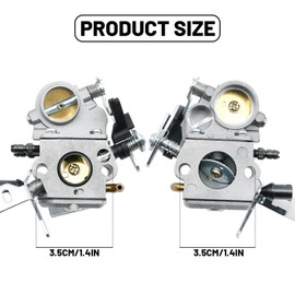 Hoypeyfiy 1139 120 0619 Chainsaw Carburetor Kit, Chainsaw Carburetor Rebuild Kit Replacement for Stihl MS171 MS181 MS211 MS211C, Replaces 1139 1207 100 1139 1200 612 C1Q-S269