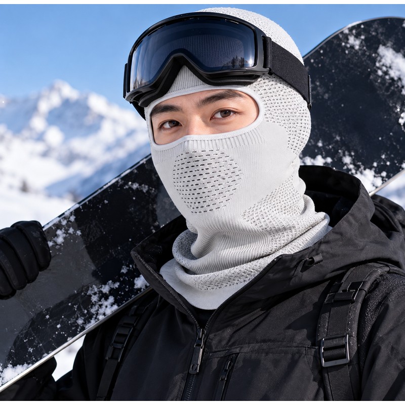Winter Balaclava Hat for Cycling & Outdoor Sports – Elastic