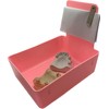 Dental Lab Pan Pink 12/Box Quality Color Coded Organization