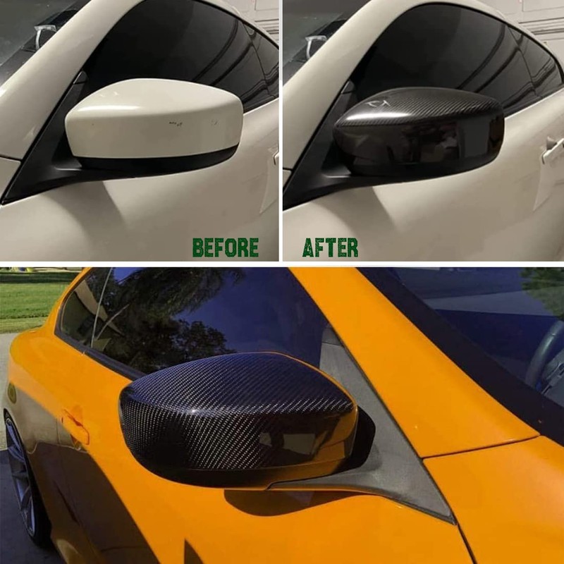 GaofeiLTF Mirror Cap Covers Fits for 2008-2015 Infiniti G37 G25