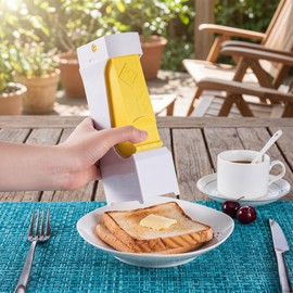Butter Cutter One Click Stick with Stainless Steel Blade, Cheese Splitter, Butter Slicer, for Bread, Cakes, Cookies
