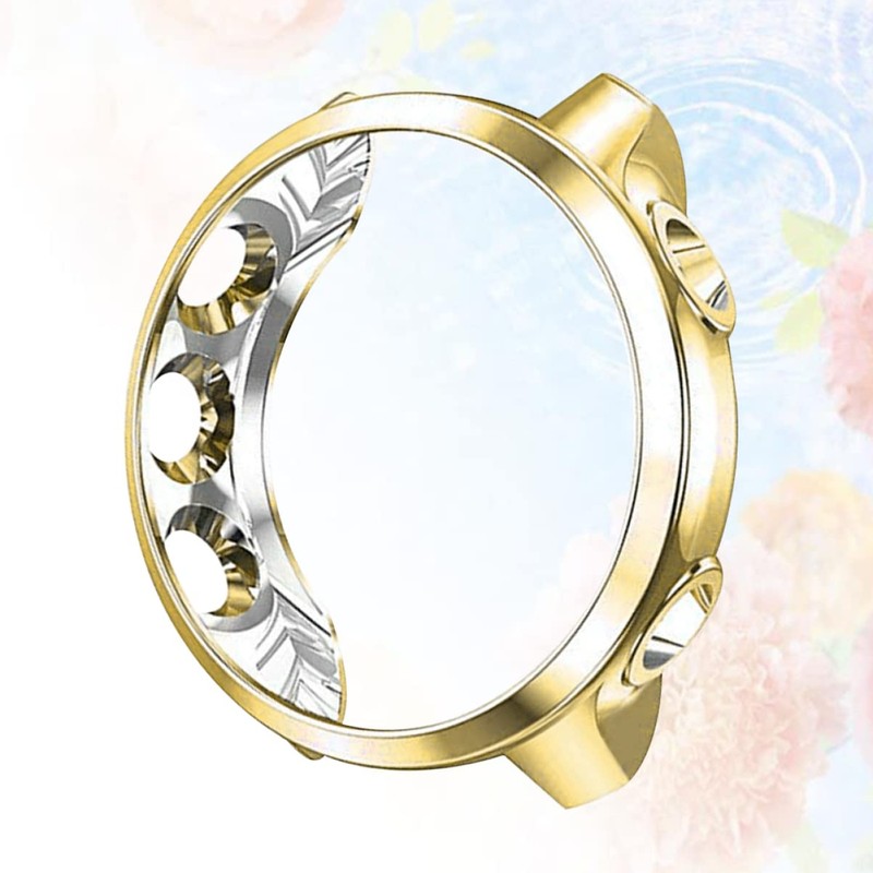 Gatuida 2pcs Electroplated Protective Cover for Smartwatch Flexible TPU Case