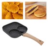 3 in 1 Breakfast Pan Prevents Stick Heat Resistant Divided