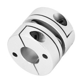 Hyuduo Flexible Plum Coupling Connector, Single Diaphragm Shaft Coupling Adapter, Shaft Coupler, Stepper Motor Jaw, For Water Pumps Fans,Coupling