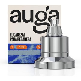 AUGA Cabezal de Ducha con Filtro Premium. Elimina Cloro y Metales Pesados. Mejora tu Piel y Cabello. Incluye Kit Completo de Instalación. Mayor Presió