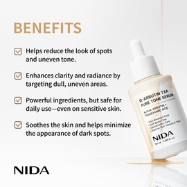 NIDA alpha-Arbutin TXA Pure Tone Serum Dark Spots Skin Tone Glow