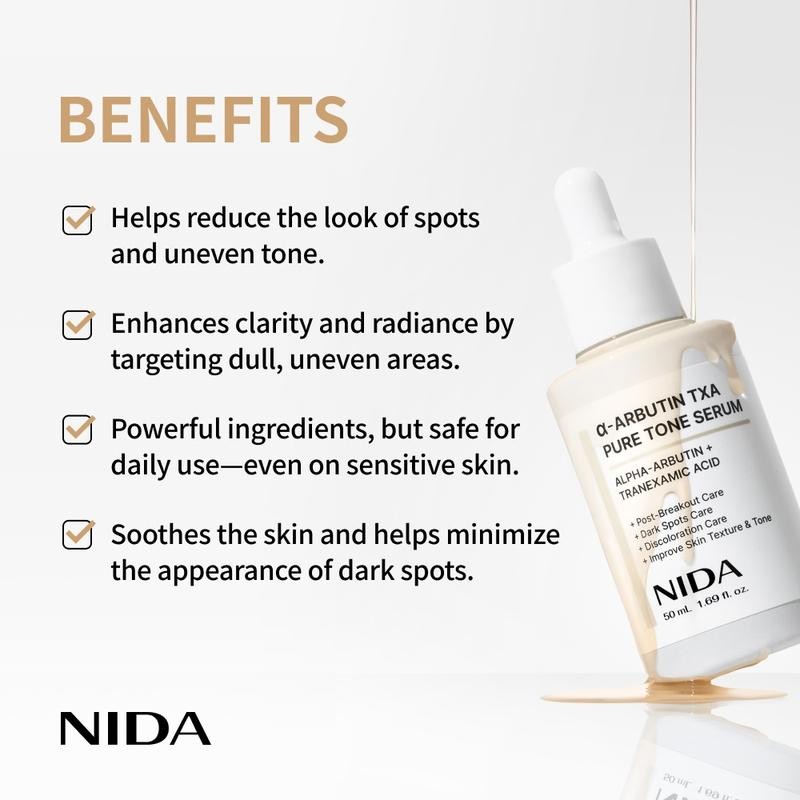 NIDA alpha-Arbutin TXA Pure Tone Serum Dark Spots Skin Tone