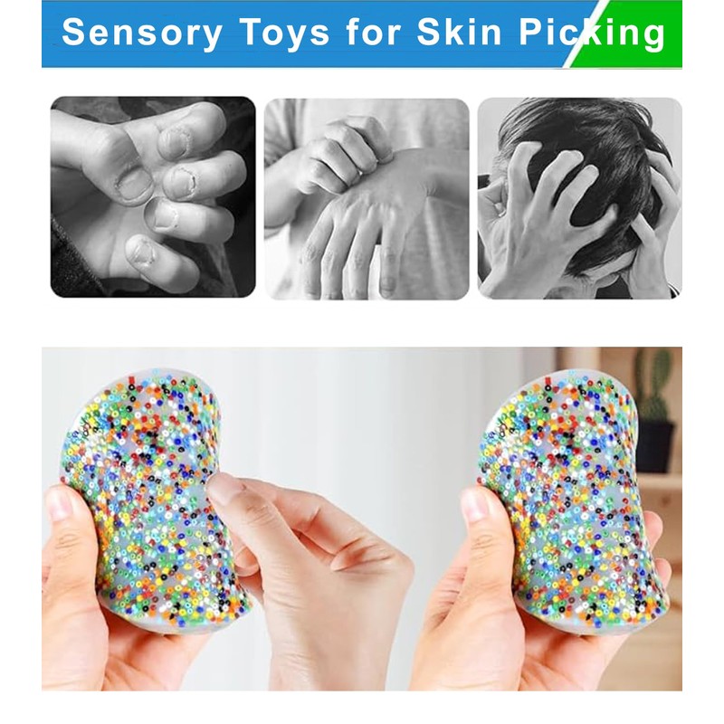 T TAKONE 2er Set Picky Pad Fidget – Wiederverwendbares Skin