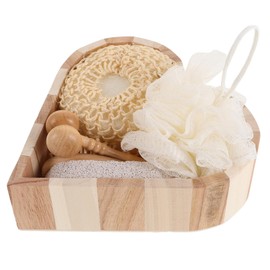 FOMIYES Body Peeling Shower Scrubbing Bath Set Spa Exfoliating Tools for Girls