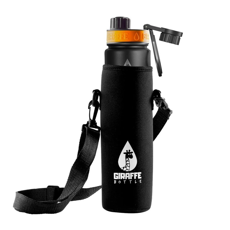 Giraffe Bottle Journey Hydration System, Insulated Stainless Steel Bottle, 36
