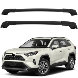 SCITOO Roof Rack Cross Bar 165LBS Compatible with for Toyota Rav4 2014-2019 2 Roof Cross Bars Black
