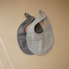 mushie Muslin Baby Bib | Soft Cotton for Infant Drips,