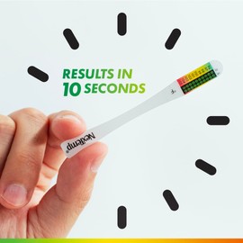 NexTemp® Go - Ready When You are - Single-Use Disposable Thermometers - Results in Seconds, for Work, Home, & Travel, Fahrenheit, 100-Pack
