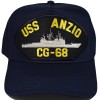 EC USS ANZIO CG-68 HAT - NAVY BLUE - Veteran Owned Business