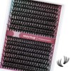 Mayhug Eyelash Extensions, 50D Individual Eyelashes, 320 Pieces, D Curl