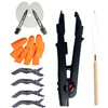 hair2heart Starter Set for Bonding Extensions – Professional Heat Tongs,