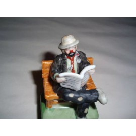 Flambro EMMETT KELLY JR. CLOWN BIG BUSINESS LOVELY RING BOX FLAMBRO