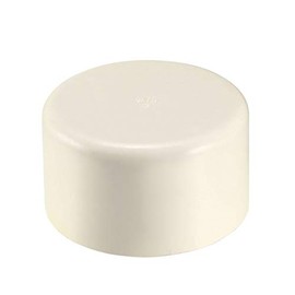 uxcell 75mm PVC Pipe Cap Fitting, Slip End Caps DWV(Drain Waste Vent) White 2Pcs