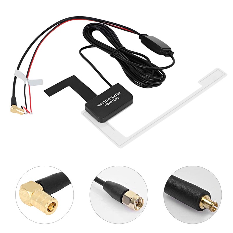 Car 3Meters Wire 20db Digital Radio Patch Concealed Antenna Adhesive