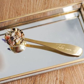 Better Tea Co. Tea Scoop, Silver