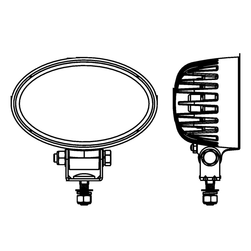 HELLA 1GA 357 001-001 LED-Worklight - Valuefit O1200 - 12/24V