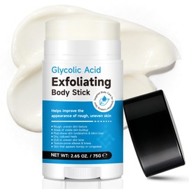 Glycolic Acid Exfoliating Body Stick, Glycolic Acid Body Scrub Peel Shot, BHA Body Scrub Stick for Smooth Skin, Fruit Acid Exfoliating Glycolic Acid Exfoliating Body for Smoothed and Nourished Skin