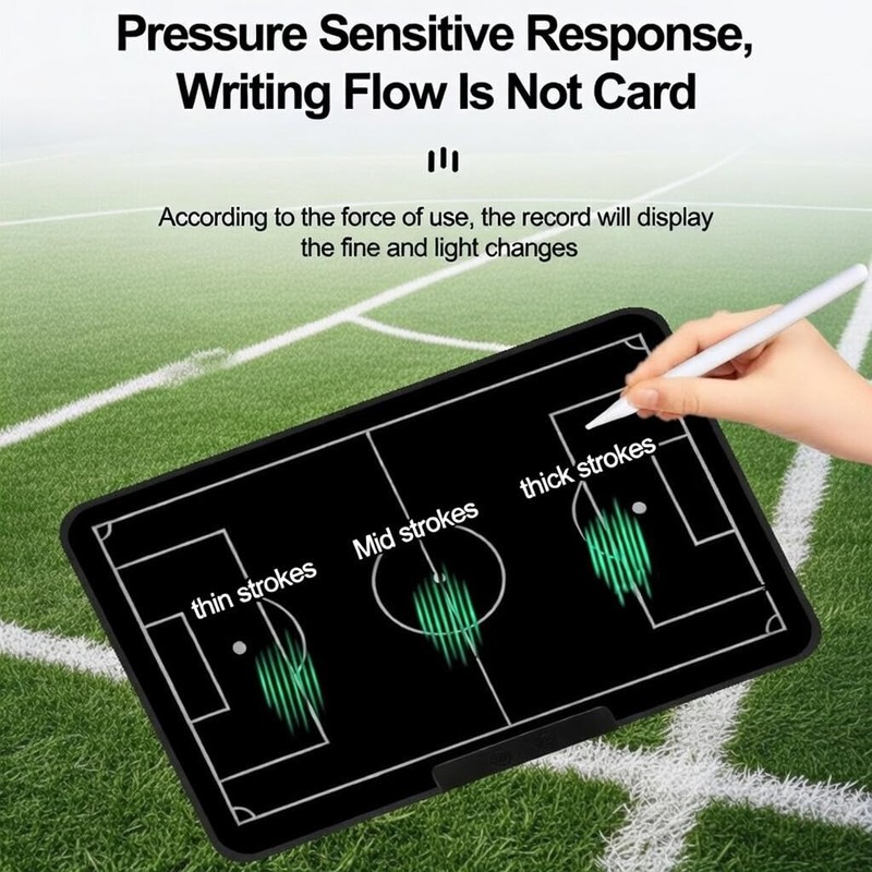 16“Double Side LCD Coaching Board Football Tactics Board