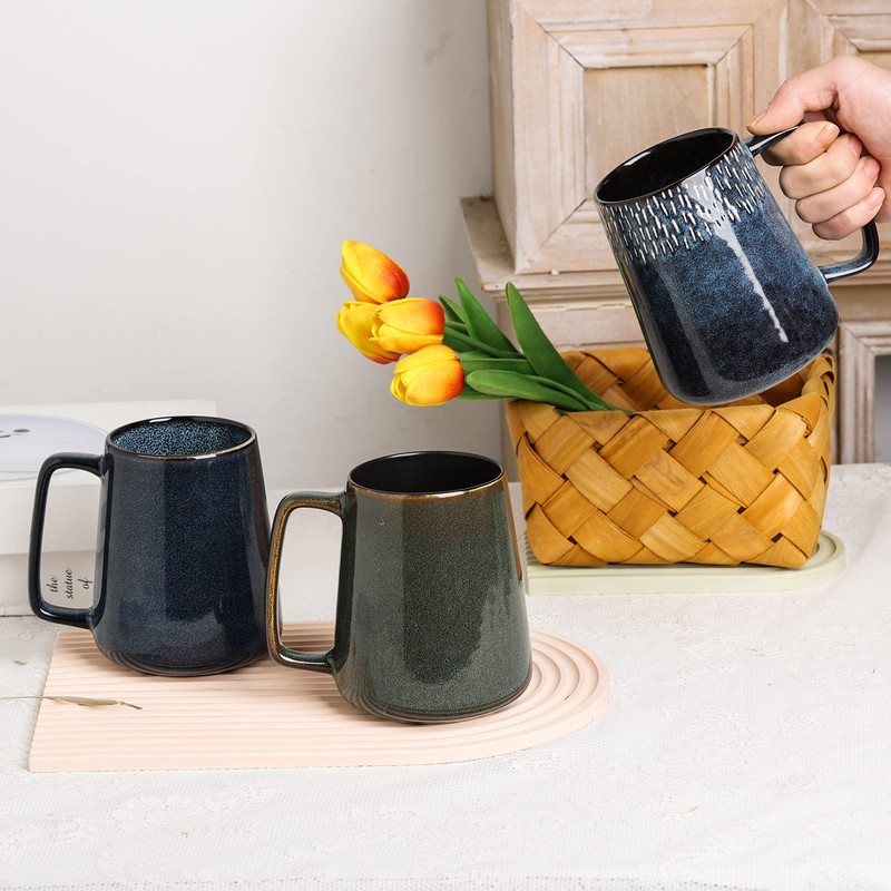 Large Ceramic Coffee Cups, 24 oz / 700 ml Extra