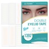 GEMERRY Slip-on Eyelids Stripes Invisible, 1392 Pieces Eyelid Stripes, Invisible