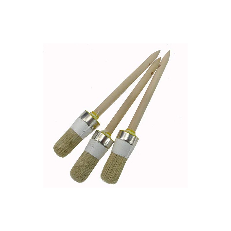 Pack of 3 Ring Brushes, Diameter 35 mm, Size 8,