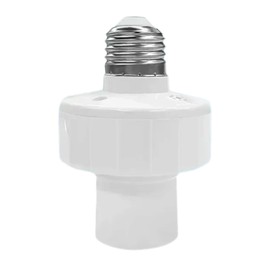 Motion Sensor Light Socket Adapter, E26/E27 Screw-in Light Sensor Sockets for Automatic Control On/Off, Auto Dusk-to-Dawn Smart Lamp Holder for Porch Storage Room Garage