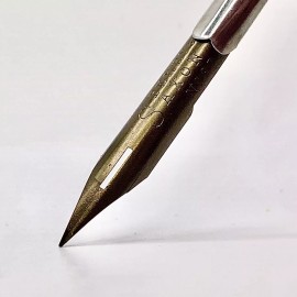 Perry & Co. Saxon 87M Dip Pen Nib Vintage Bronze Calligraphy Point