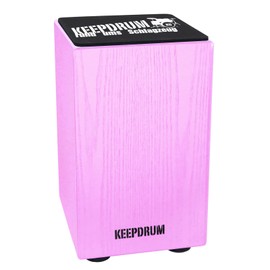 keepdrum DC1M PK Junior Cajon for Children Pink + Seat Pad