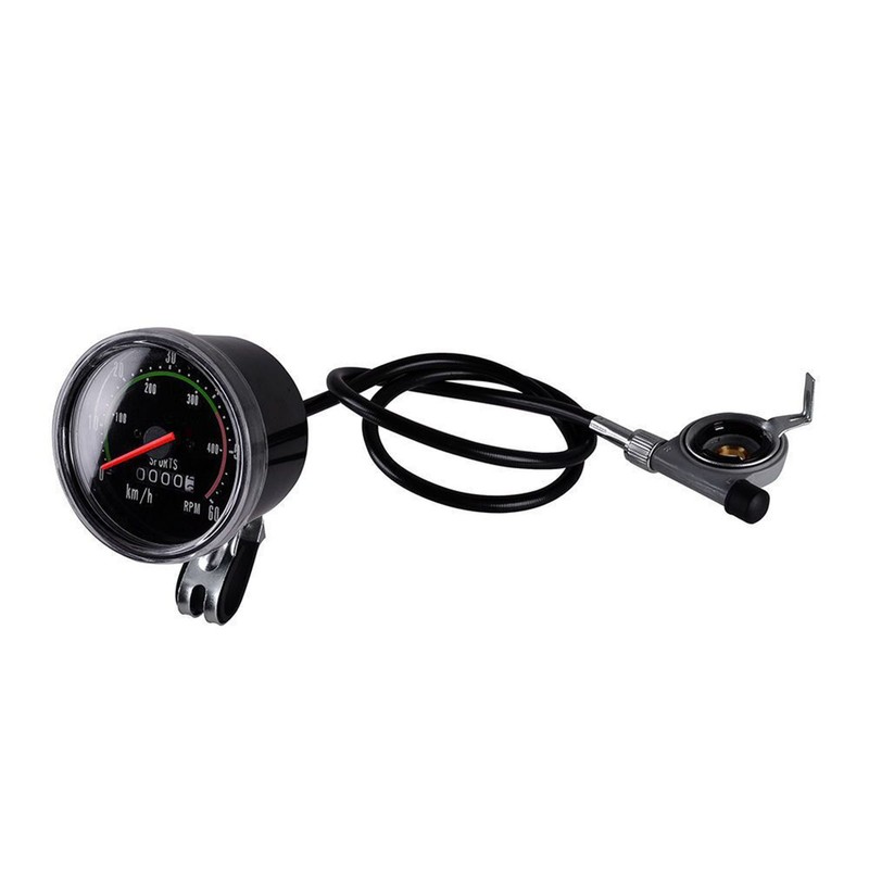 Cycle Mechanical Speedometer Accurate Universal Round Cycling Odometer for 26