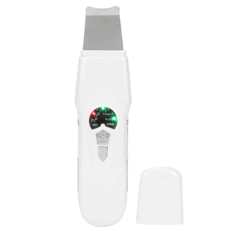 Facial Skin Scraper Ultrasonic Skin Scrubber Spatula 2 Gears Vibration